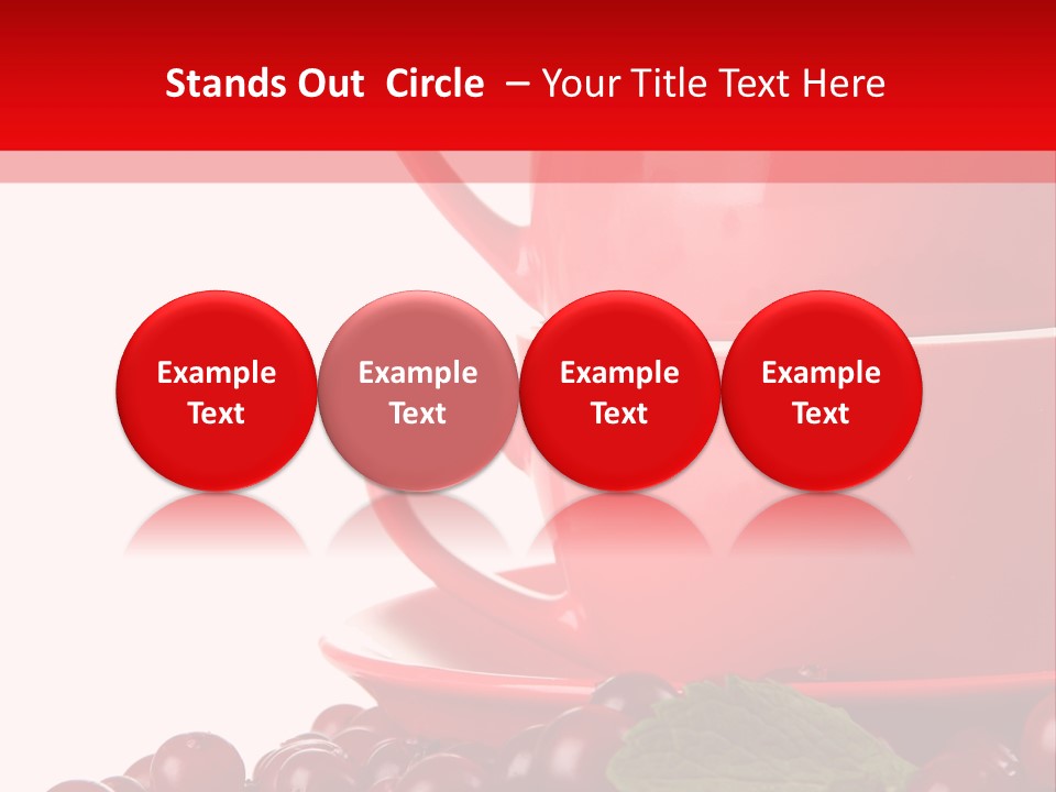 White Tasty Healthy PowerPoint Template