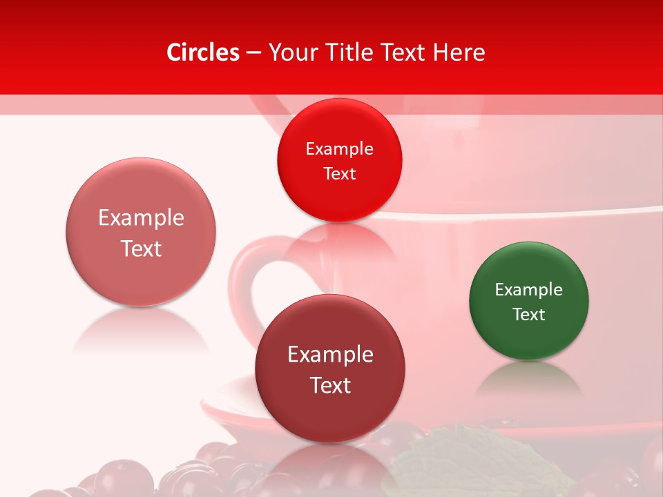 White Tasty Healthy PowerPoint Template