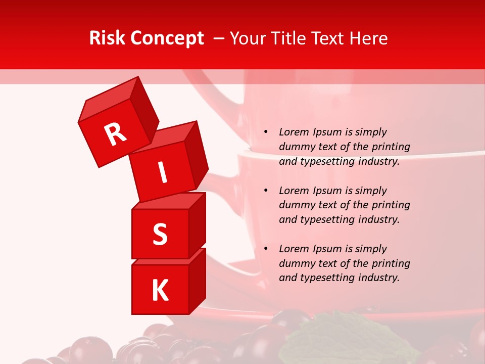 White Tasty Healthy PowerPoint Template