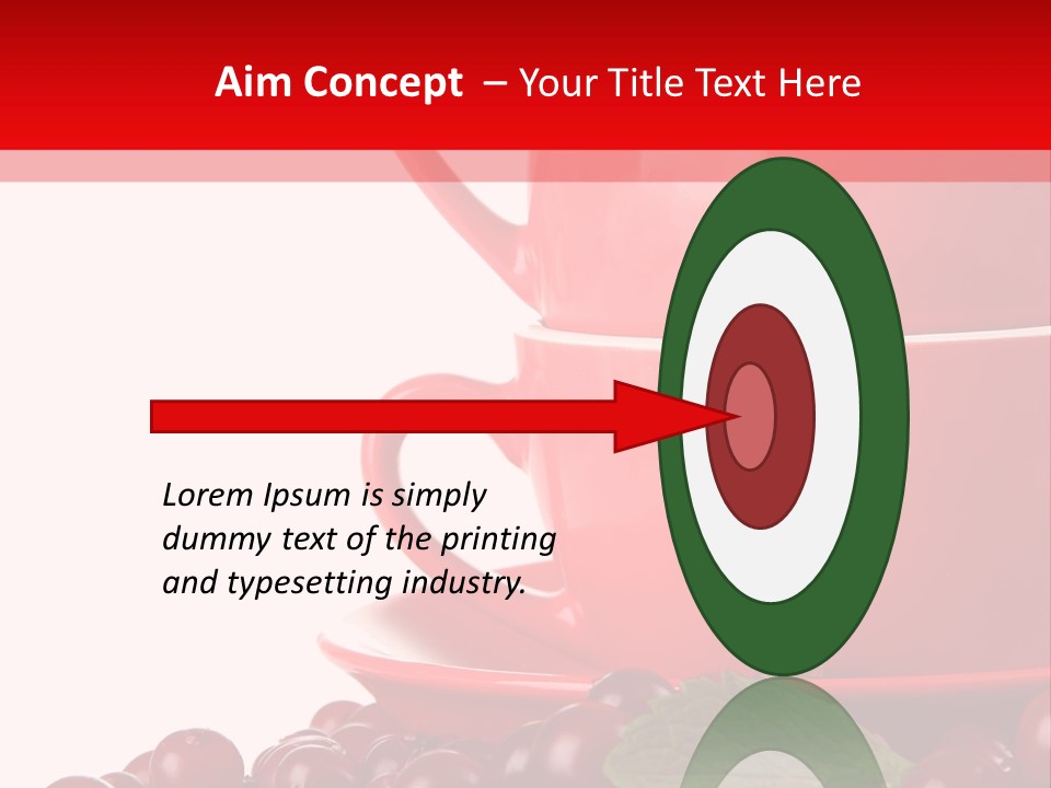 White Tasty Healthy PowerPoint Template