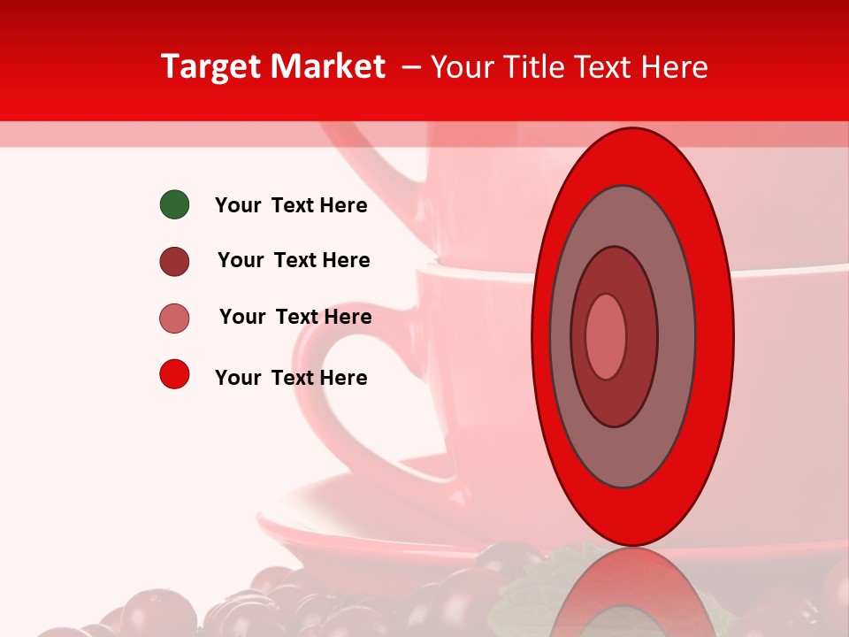 White Tasty Healthy PowerPoint Template