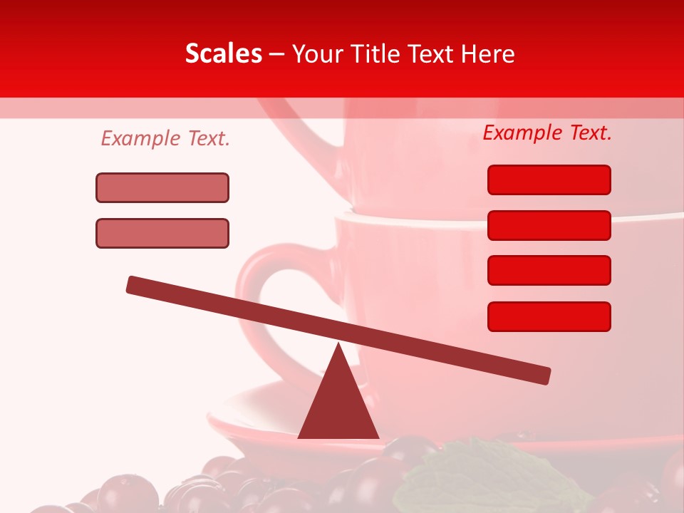 White Tasty Healthy PowerPoint Template