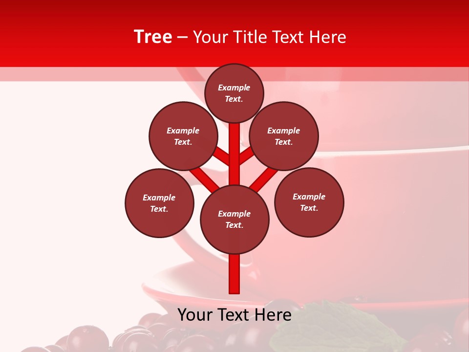 White Tasty Healthy PowerPoint Template