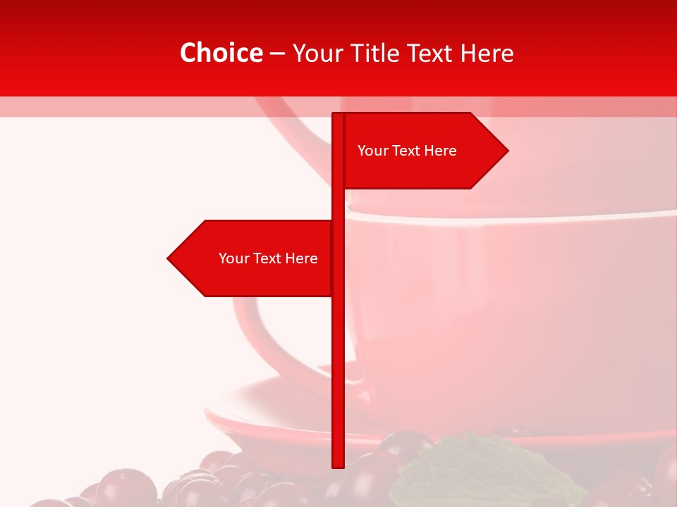 White Tasty Healthy PowerPoint Template