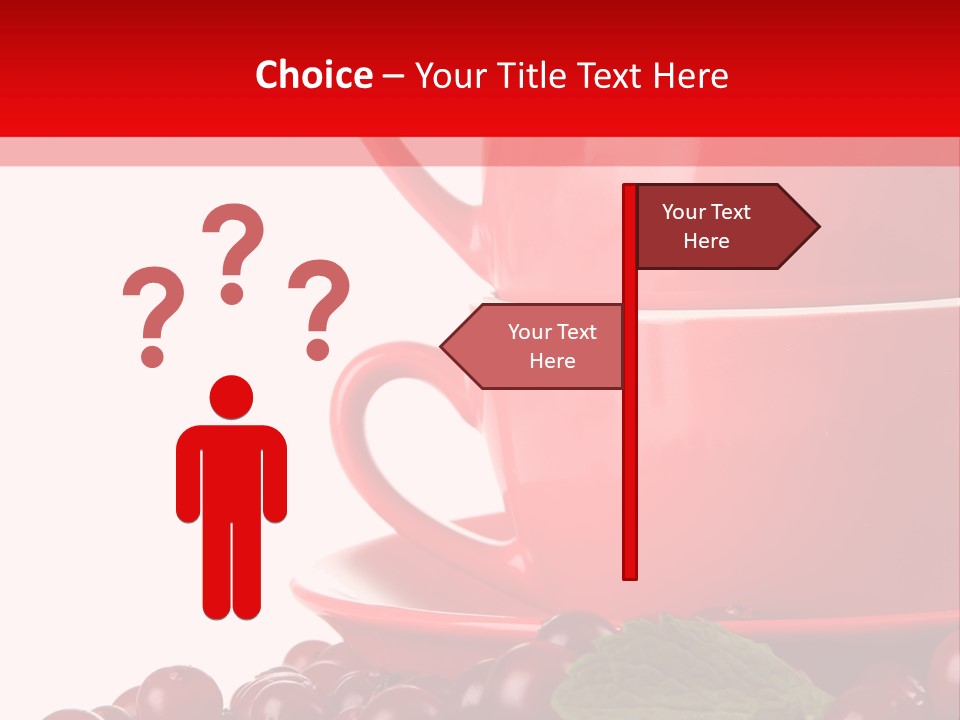 White Tasty Healthy PowerPoint Template