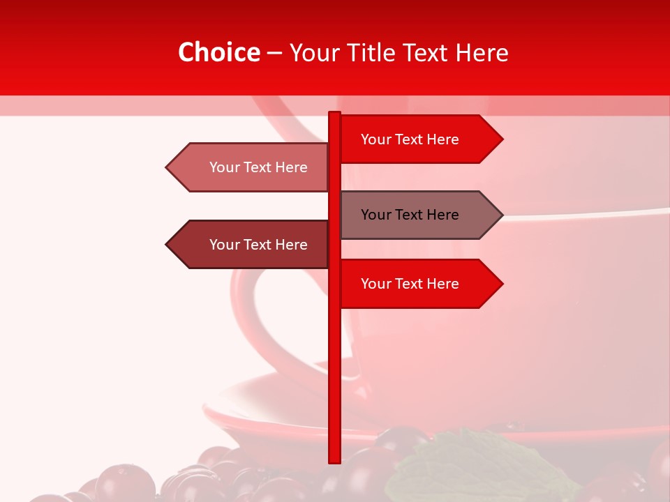 White Tasty Healthy PowerPoint Template