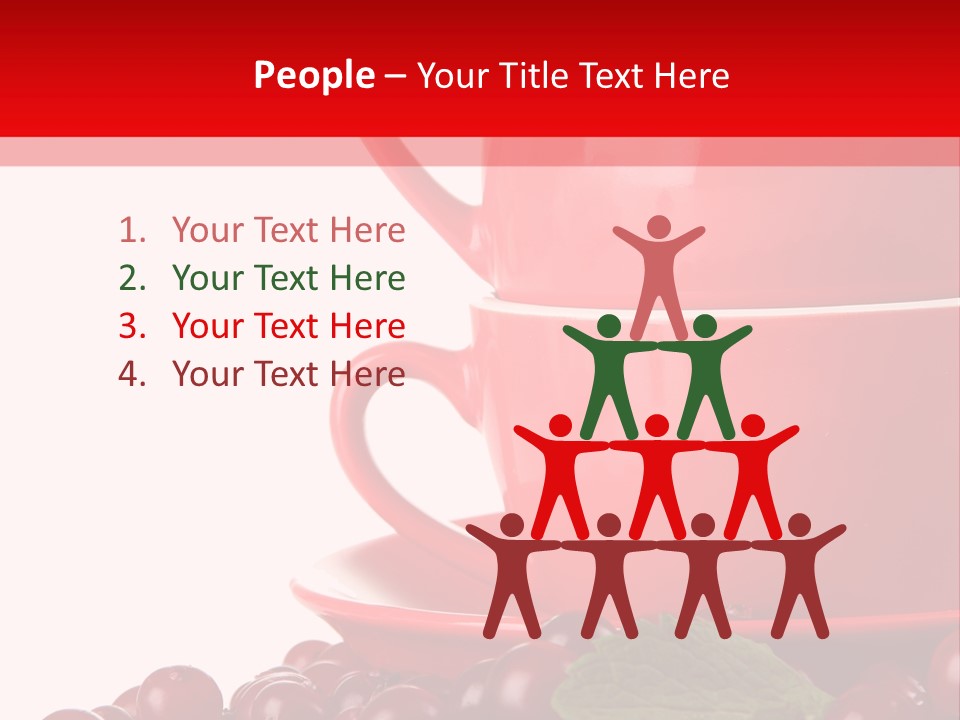 White Tasty Healthy PowerPoint Template