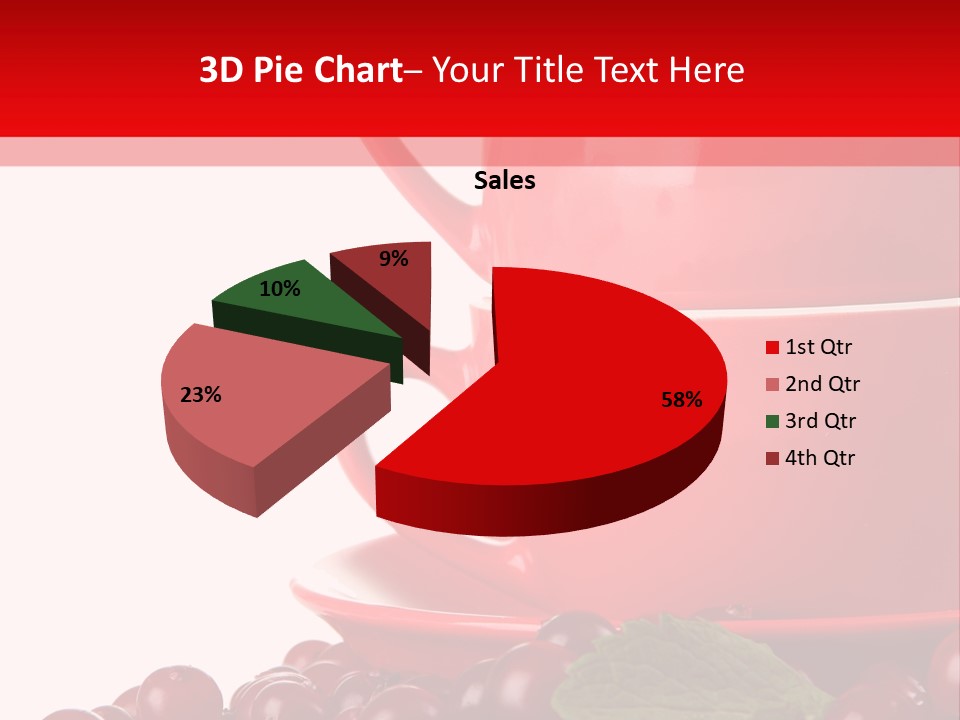 White Tasty Healthy PowerPoint Template