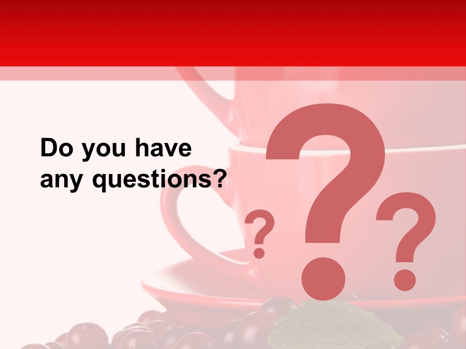 White Tasty Healthy PowerPoint Template