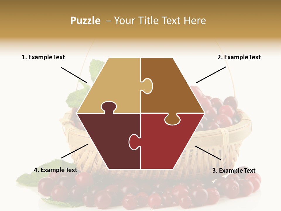 Diet Basket Many PowerPoint Template