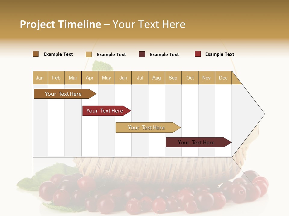 Diet Basket Many PowerPoint Template