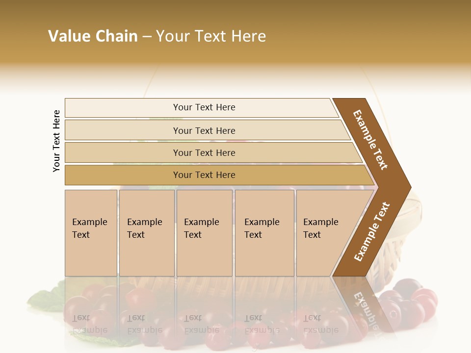 Diet Basket Many PowerPoint Template