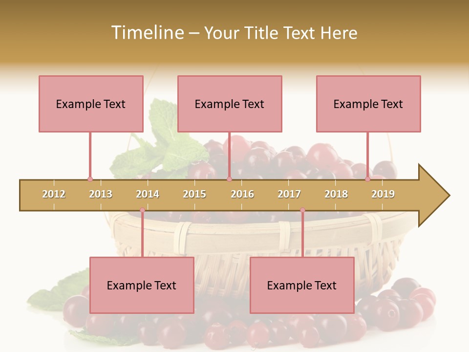 Diet Basket Many PowerPoint Template