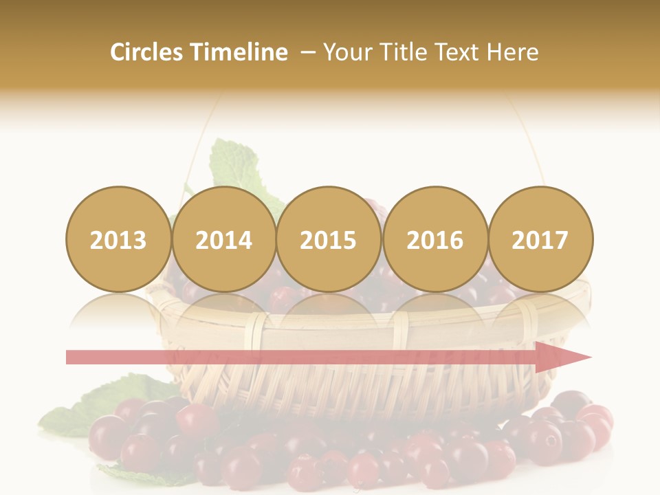 Diet Basket Many PowerPoint Template