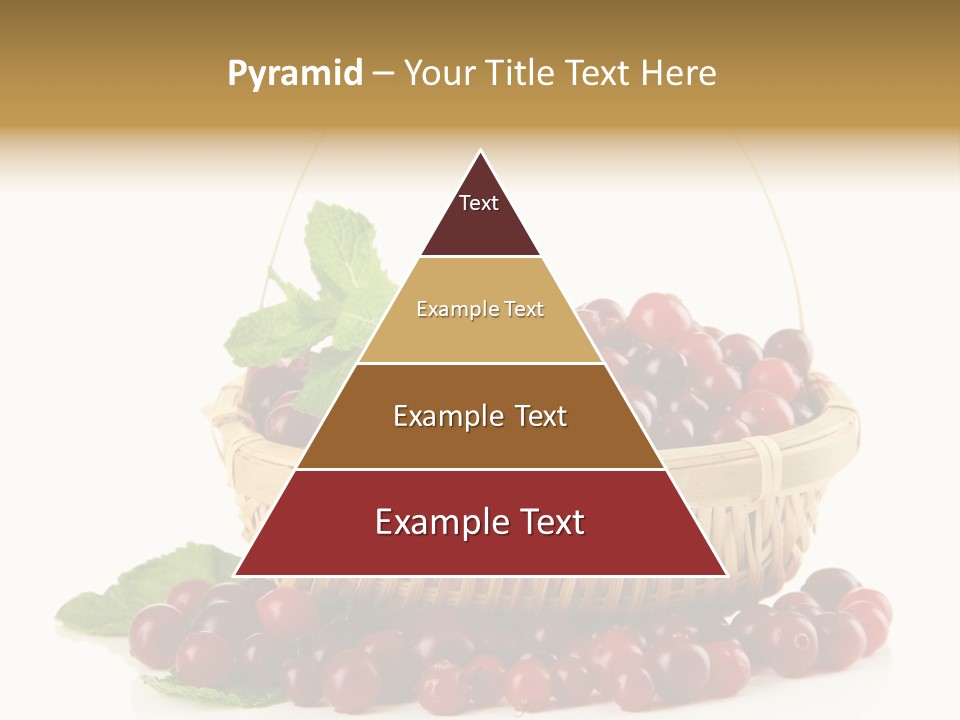 Diet Basket Many PowerPoint Template