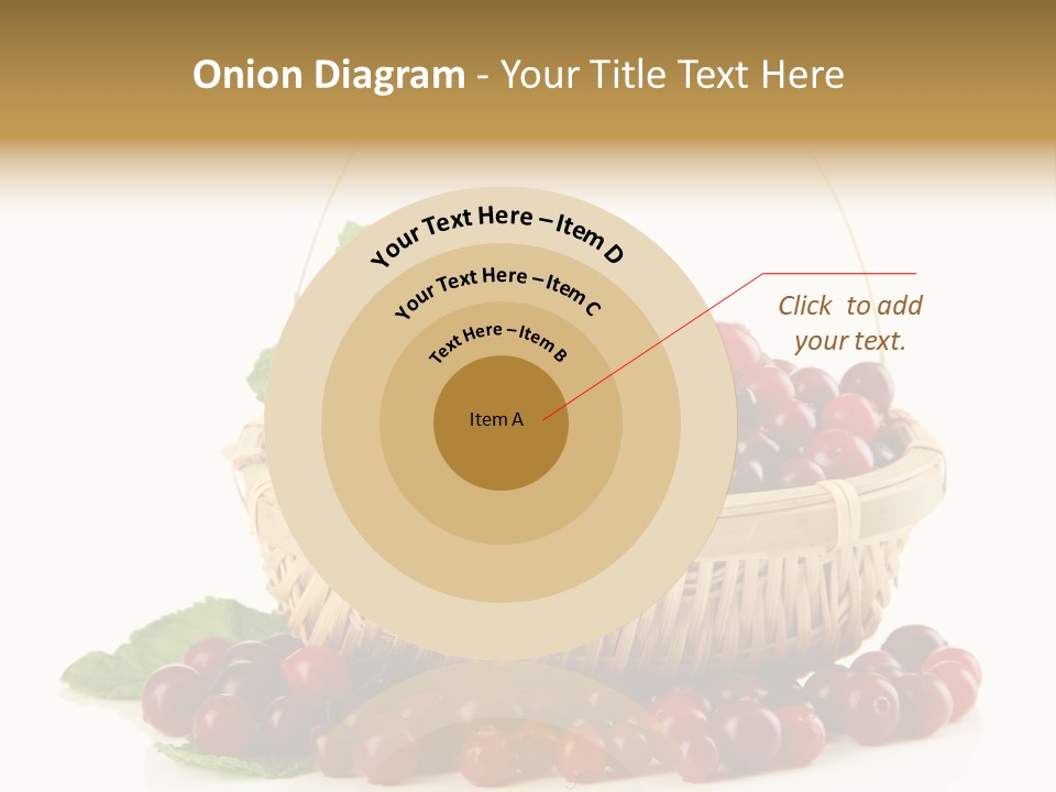 Diet Basket Many PowerPoint Template