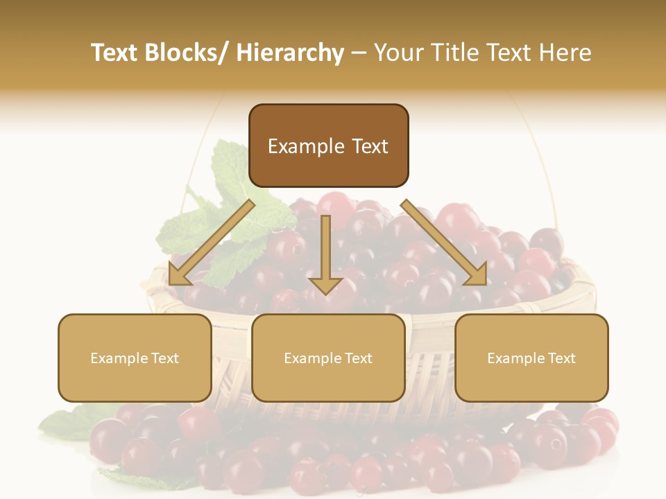 Diet Basket Many PowerPoint Template