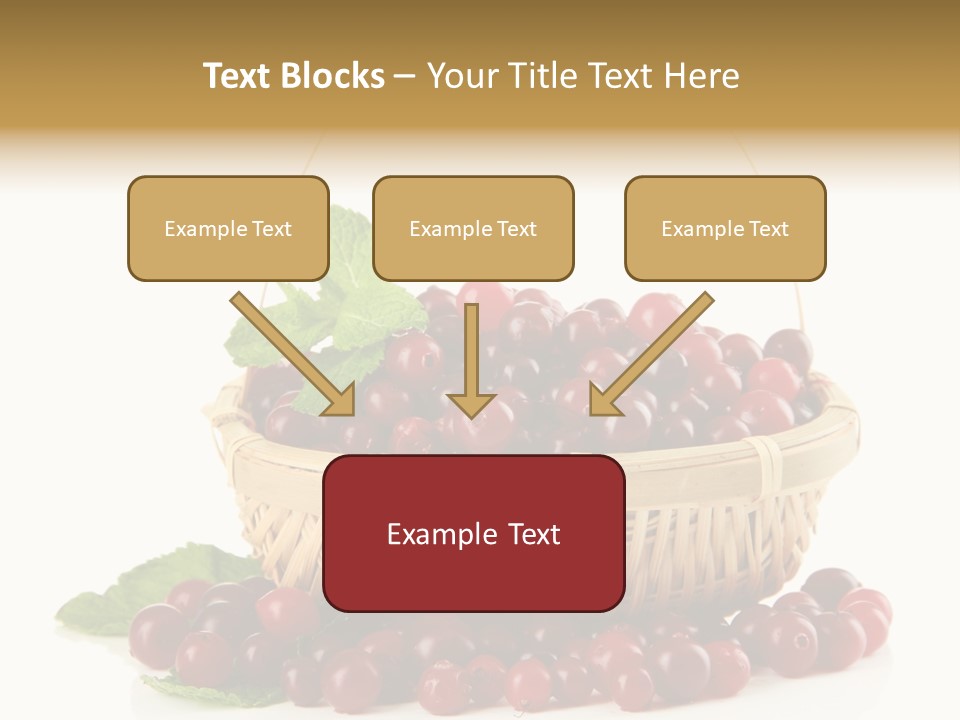 Diet Basket Many PowerPoint Template