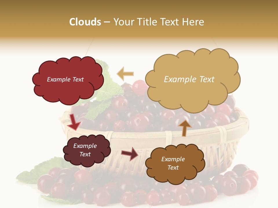 Diet Basket Many PowerPoint Template