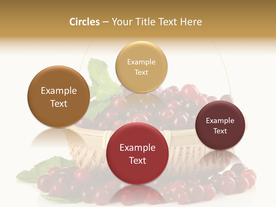 Diet Basket Many PowerPoint Template