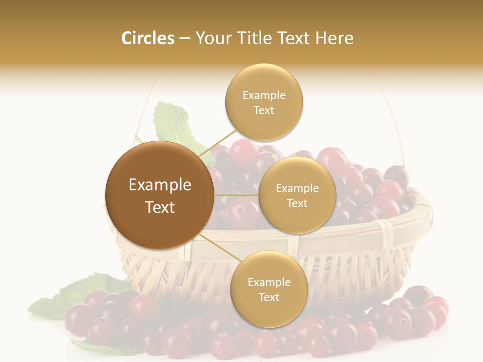 Diet Basket Many PowerPoint Template