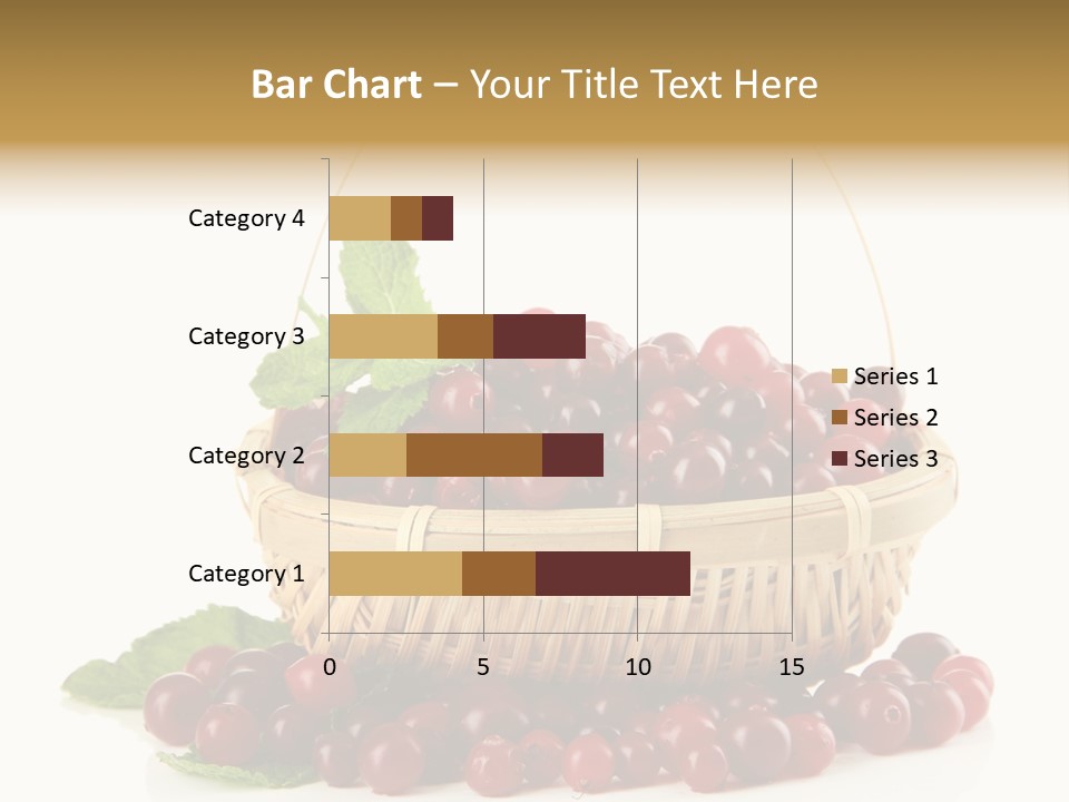 Diet Basket Many PowerPoint Template