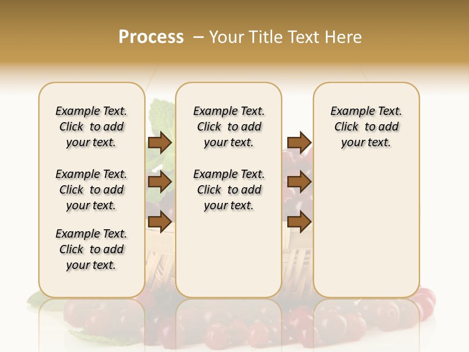 Diet Basket Many PowerPoint Template