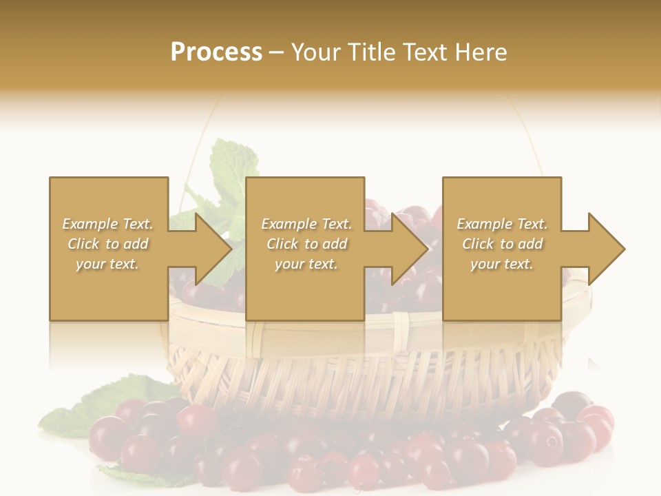 Diet Basket Many PowerPoint Template