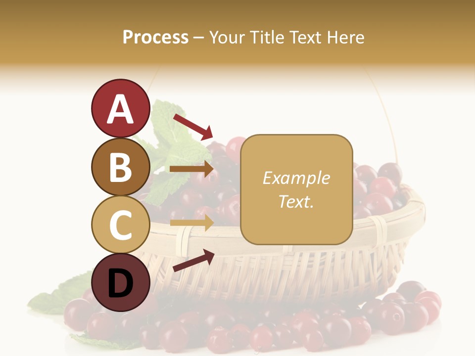 Diet Basket Many PowerPoint Template