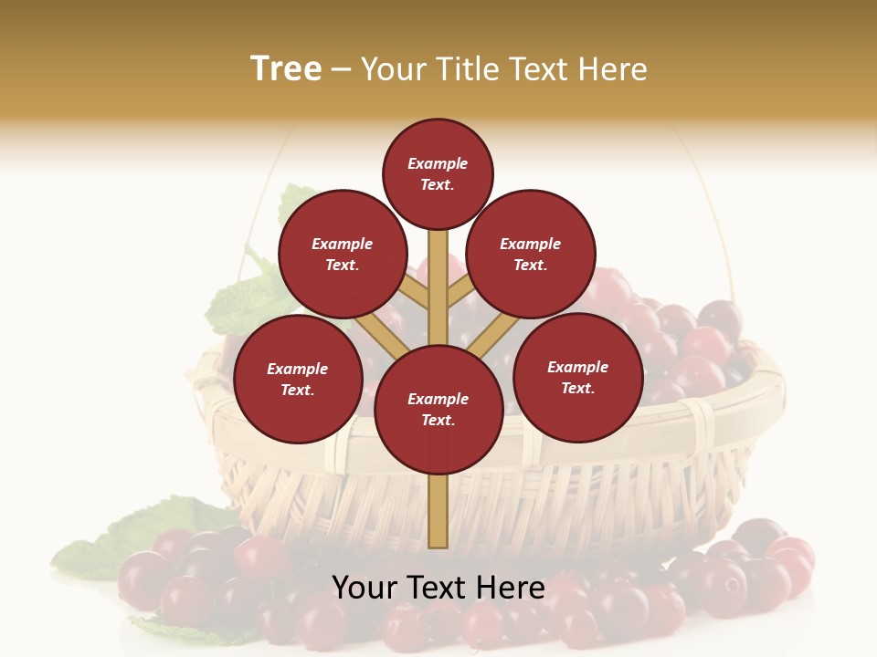 Diet Basket Many PowerPoint Template