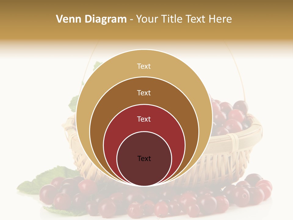 Diet Basket Many PowerPoint Template