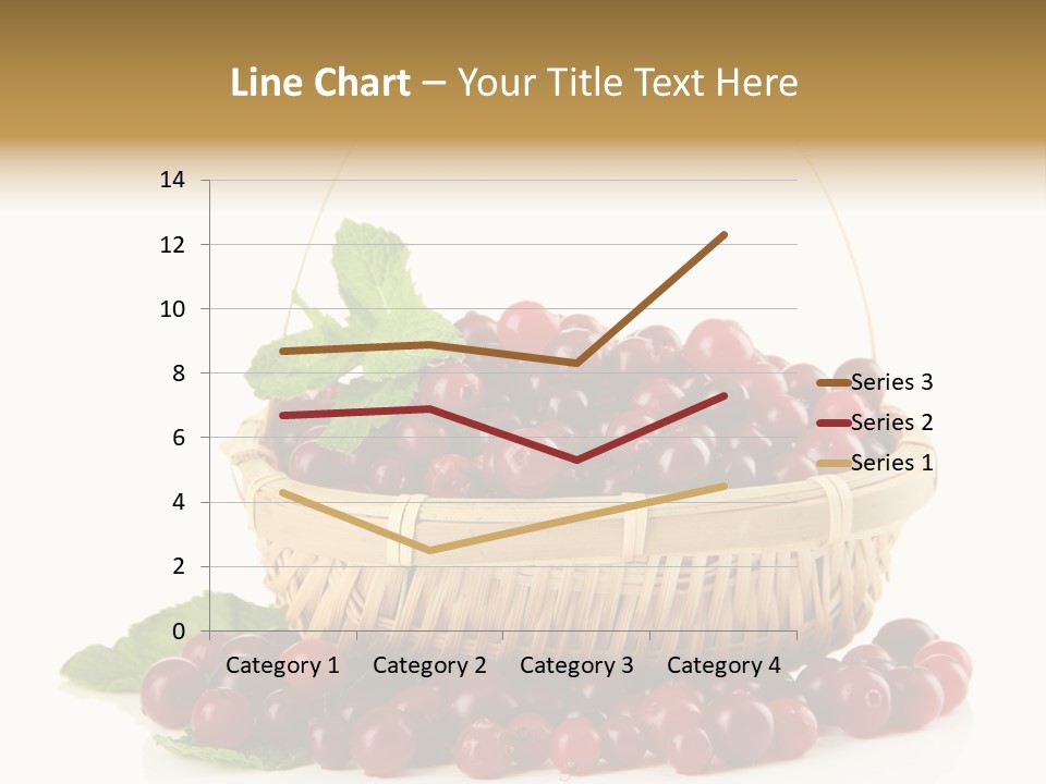 Diet Basket Many PowerPoint Template