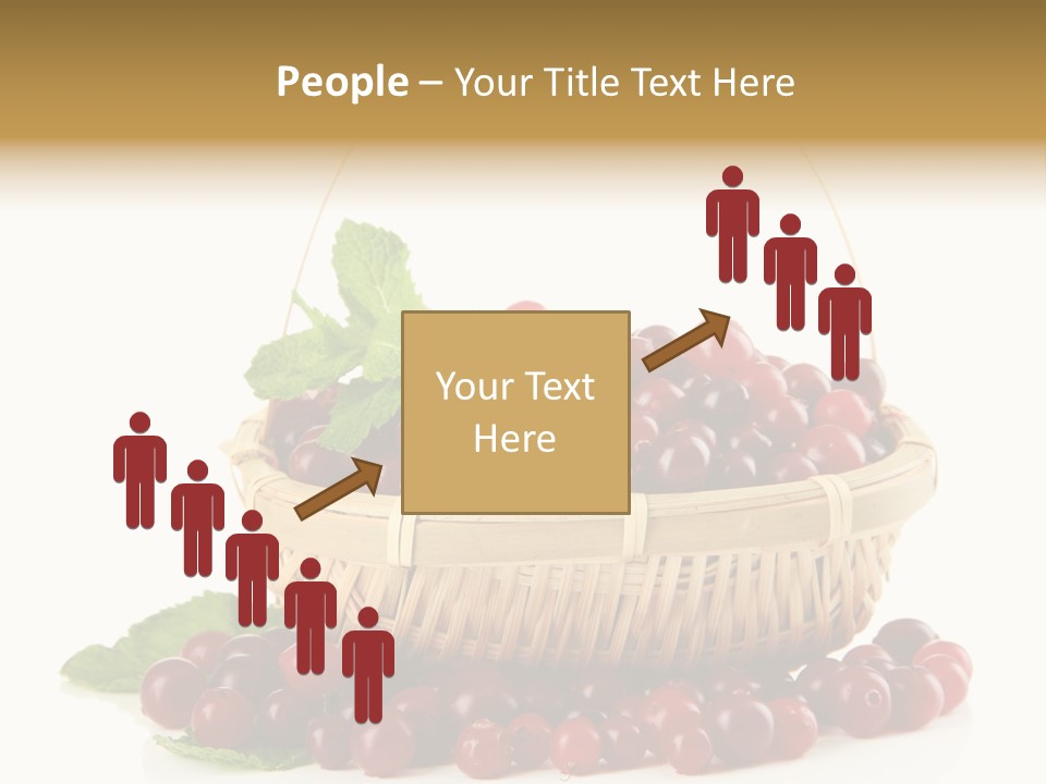 Diet Basket Many PowerPoint Template