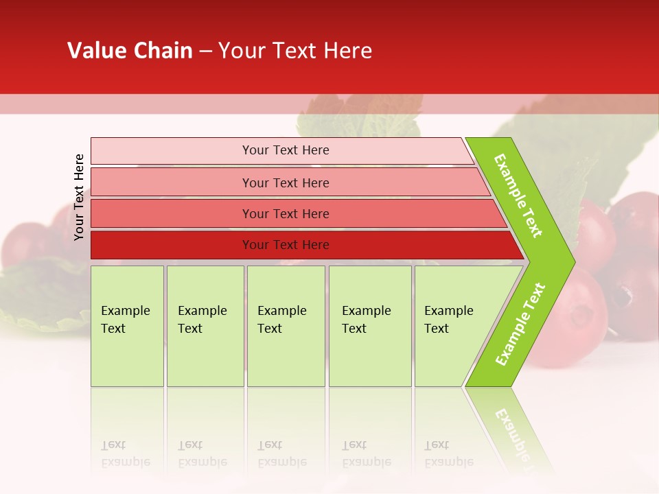 Cranberry Berries Healthy PowerPoint Template