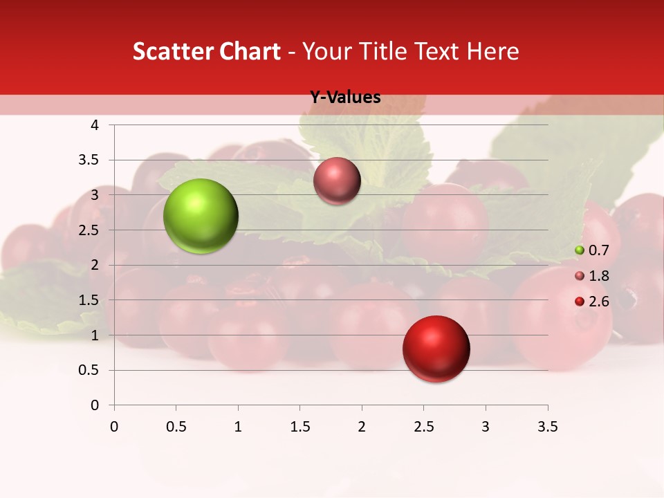 Cranberry Berries Healthy PowerPoint Template