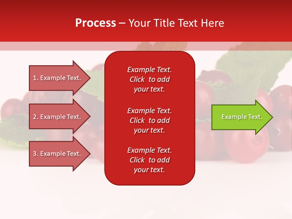 Cranberry Berries Healthy PowerPoint Template