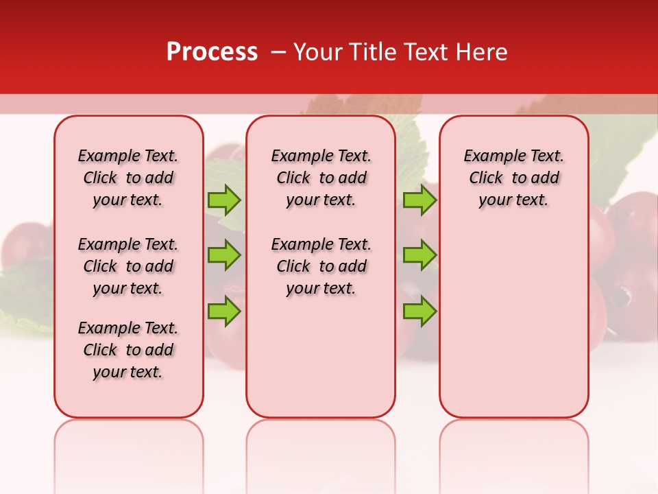 Cranberry Berries Healthy PowerPoint Template