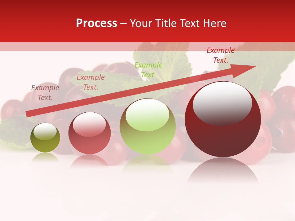 Cranberry Berries Healthy PowerPoint Template