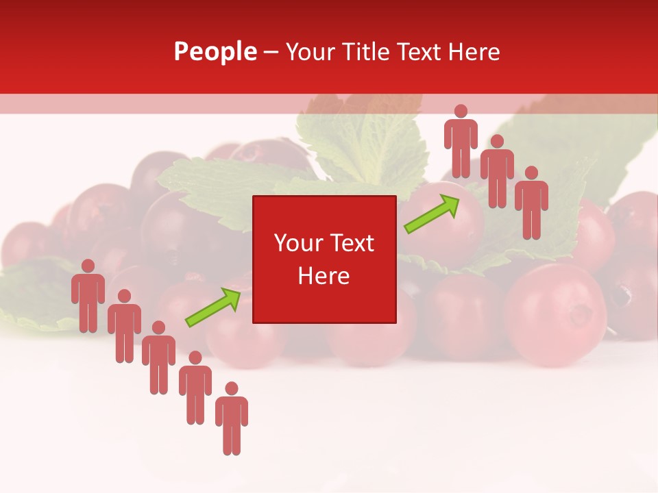 Cranberry Berries Healthy PowerPoint Template