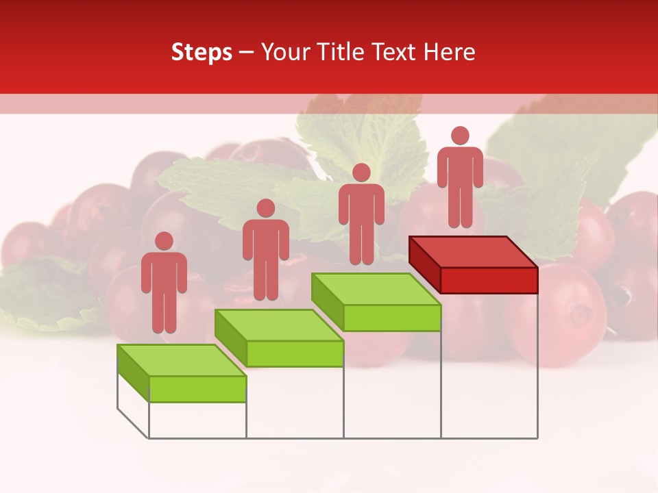 Cranberry Berries Healthy PowerPoint Template