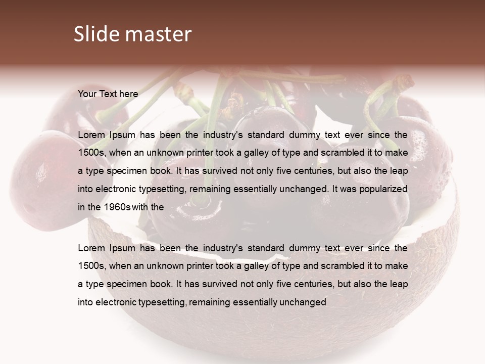 Leaf Many Acidic PowerPoint Template