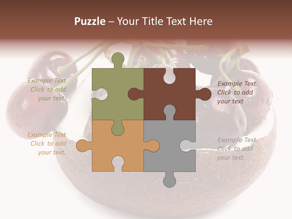 Leaf Many Acidic PowerPoint Template