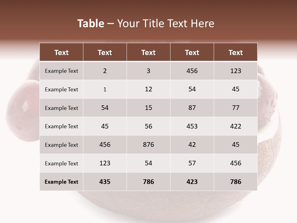 Leaf Many Acidic PowerPoint Template
