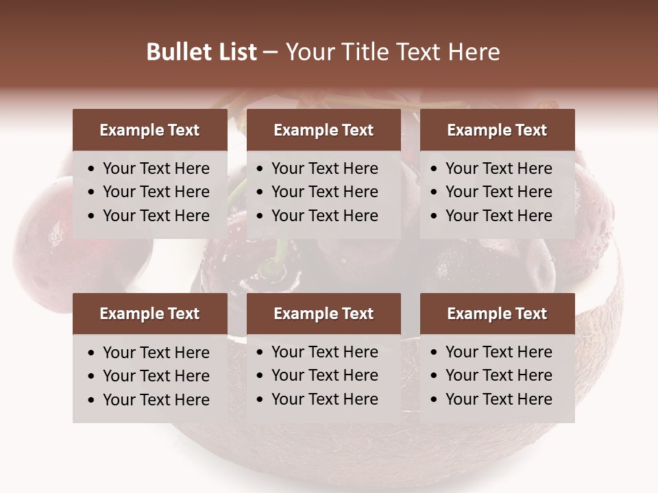 Leaf Many Acidic PowerPoint Template
