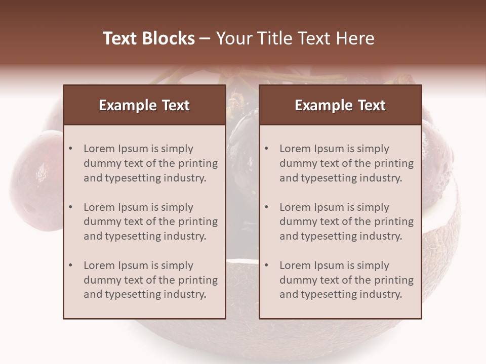 Leaf Many Acidic PowerPoint Template