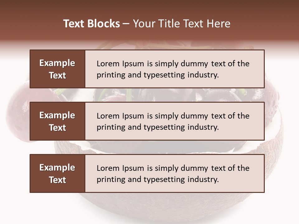 Leaf Many Acidic PowerPoint Template