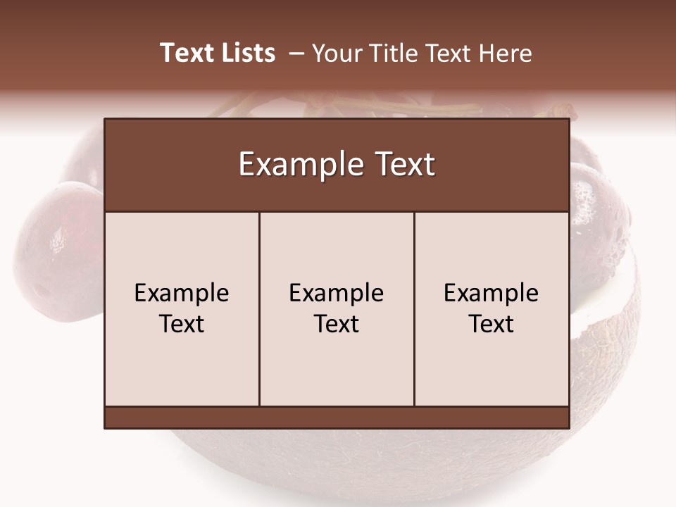 Leaf Many Acidic PowerPoint Template