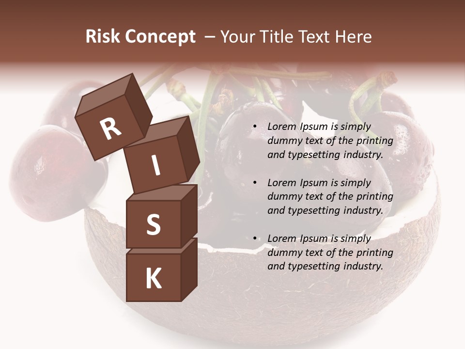 Leaf Many Acidic PowerPoint Template