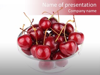 Nature Leaf Fruit PowerPoint Template