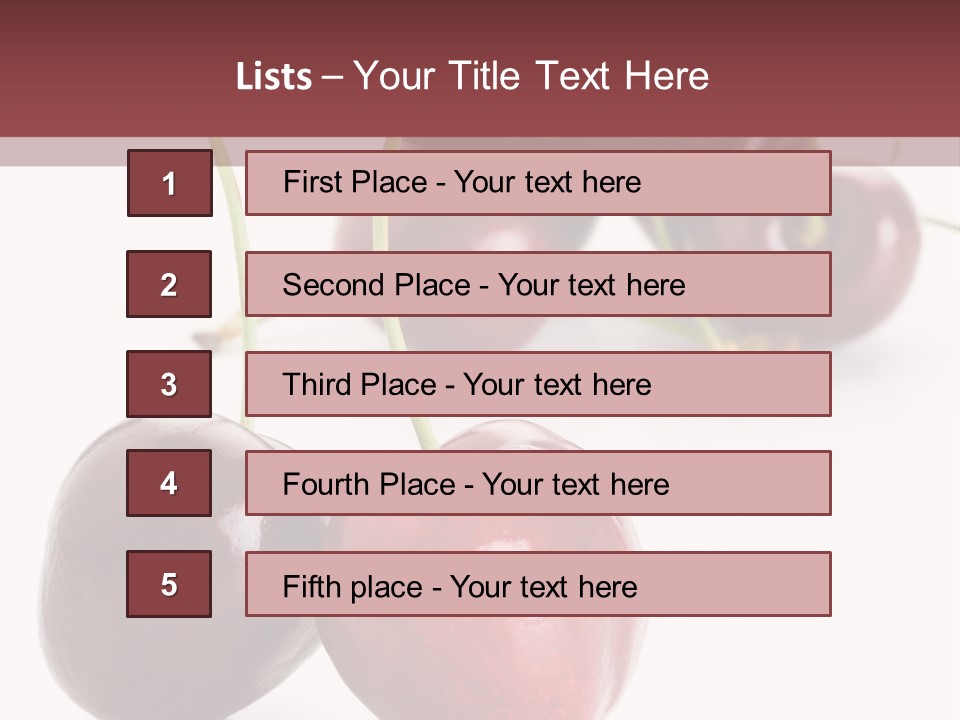 Many Dessert Background PowerPoint Template